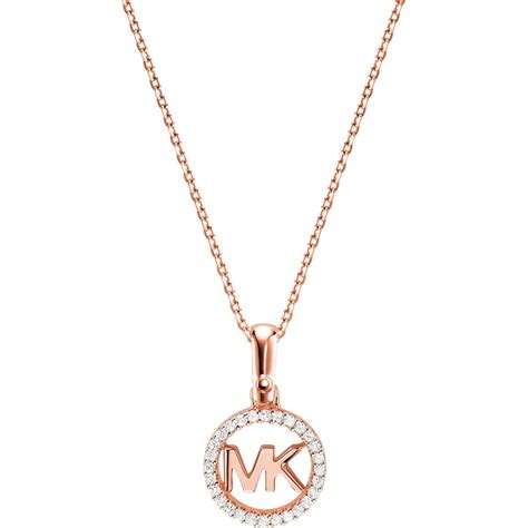 michael kors kette mkc1108an791|Michael Kors Woman Necklace Custom Kors 925 Silver .